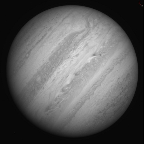 Jupiter par Hubble, le 20 septembre 2012. Crÿdit : G. Schneider/NASA/HST/ESA