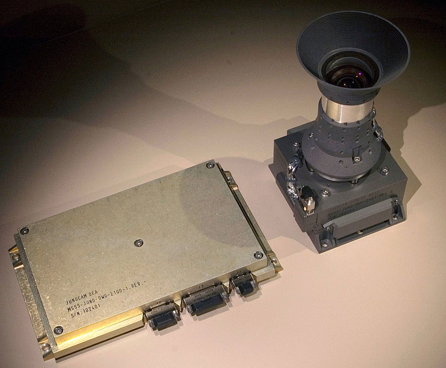 Junocam, l’appareil photo de la sonde Juno. © Nasa/JPL-Caltech