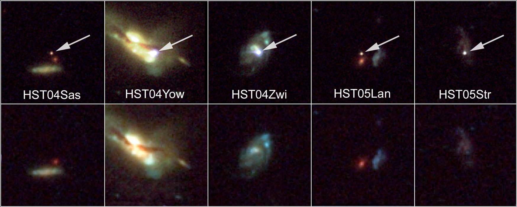 Supernovae observées dans des galaxies lointaines. © Nasa/ESA and A. Riess (STScI)