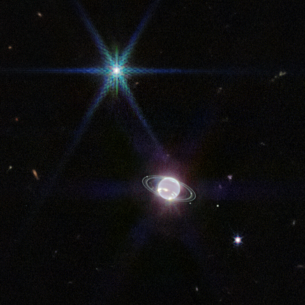 Le James Webb Space Télescope dévoile 4 anneaux autour de Neptune