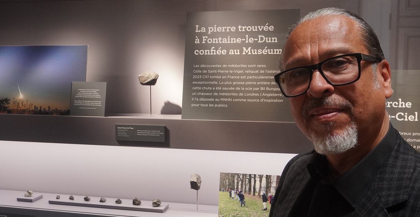 Le plus gros fragment de la météorite de Normandie confiée au Museum par un mécène
