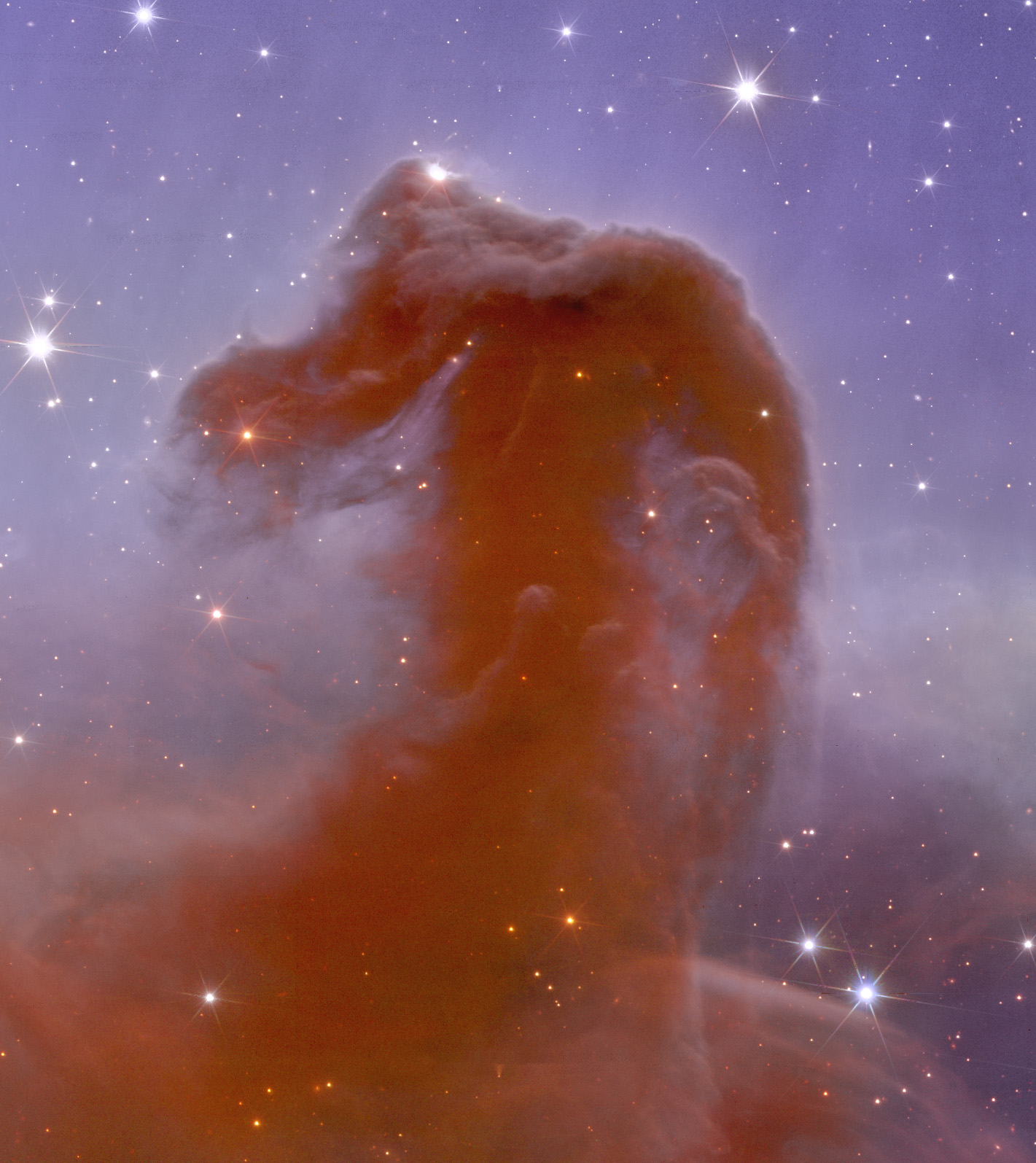 La nébuleuse de la Tête de cheval vue par le télescope spatial Euclid. © ESA