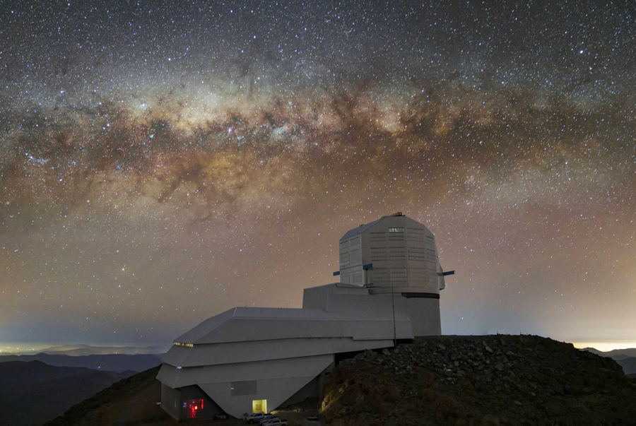L’observatoire Vera Rubin, au Chili, accueille le Large Synoptic Survey Telescope (LSST). © RubinObs