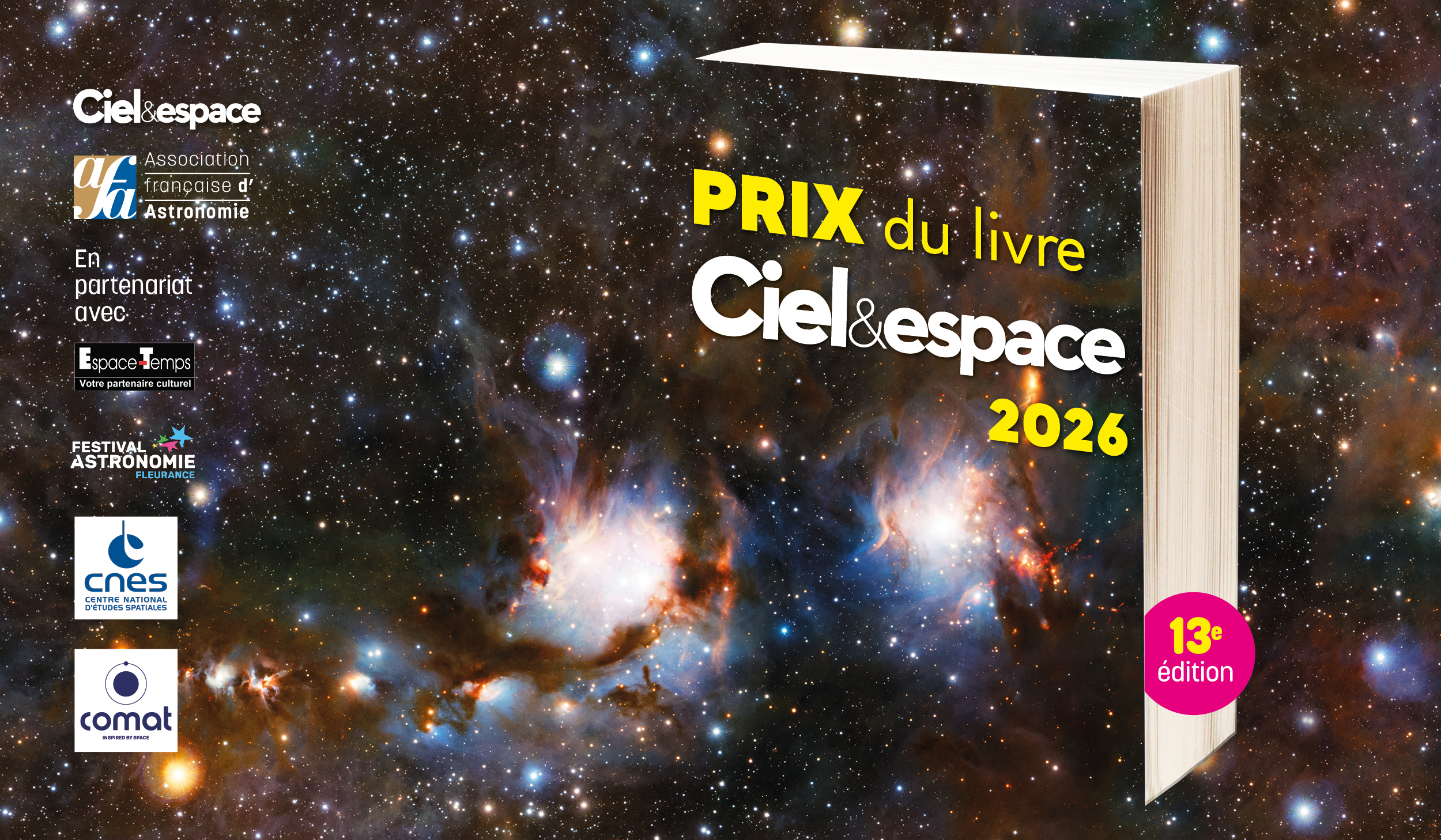 La 13ème édition du prix du livre Ciel & Espace est lancée !